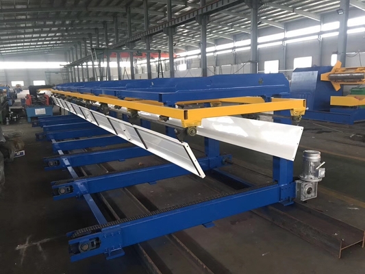 6m/8m/10m/12m Length Metal Slitting Line Automatic Stacker Machine For Warehouse Transport