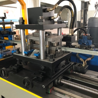 Metal U Profile Roll Forming Machine With Holes Rolling