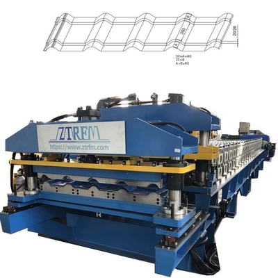 High speed metal step tile making machine