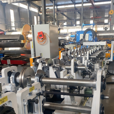 Intelligent CZ purline rolling forming machine after shearing with customized punching holes