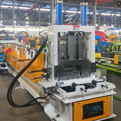 Intelligent CZ purline rolling forming machine after shearing with customized punching holes