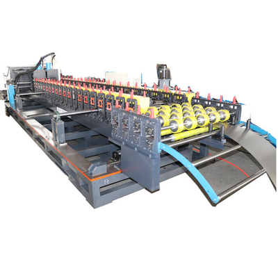 Supermarket Metal Shelf Panel Roll Forming Machine 