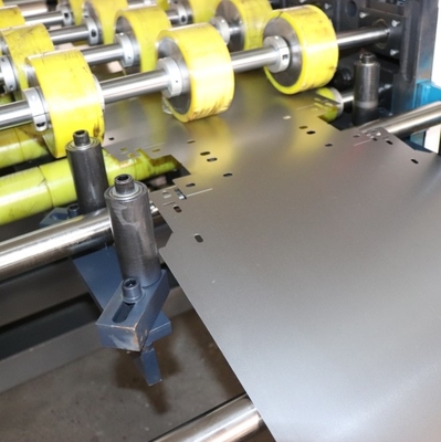 Supermarket Metal Shelf Panel Roll Forming Machine 