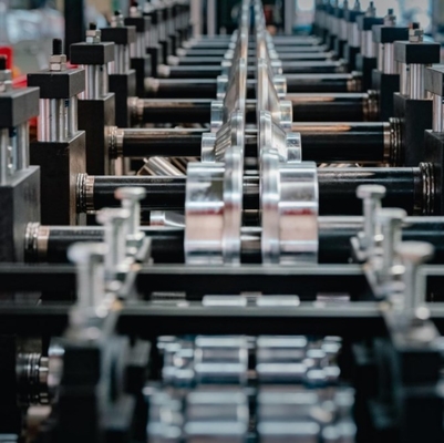 Aluminum Baffle Tube Profile Rolling Machine  For Making Ceiling Decorative Strips