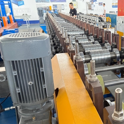 Width adjustable ridge cap rolling forming machine