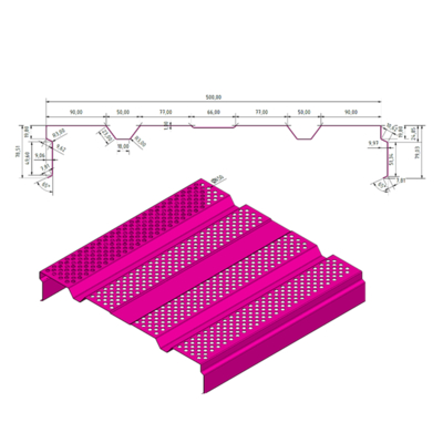 Acoustical Sound Barrier Panels Profile Rolling Forming Machine