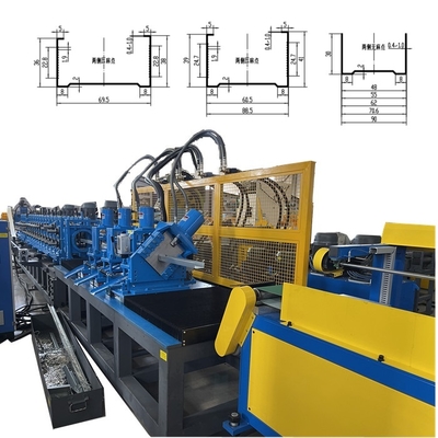 Drywall stud and track profile rolling forming machine 70m/min fully automatic