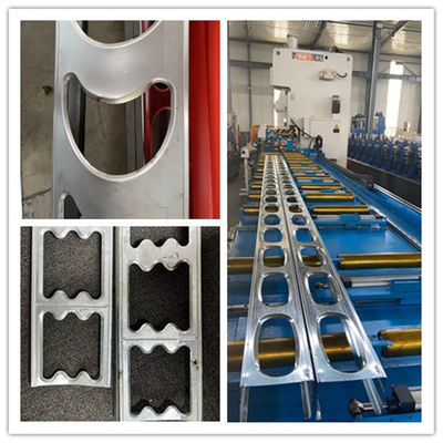 Steel Stud Framing System Rolling Forming Machine / Grouting Keel Rolling Machine