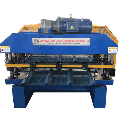 pm106130543-motor_shearing_double_layer_roll_forming_machine_in_panel_and_ag_panel_sheets Motor Shearing Double Layer Roll Forming Machine In Panel And Ag Panel Sheets