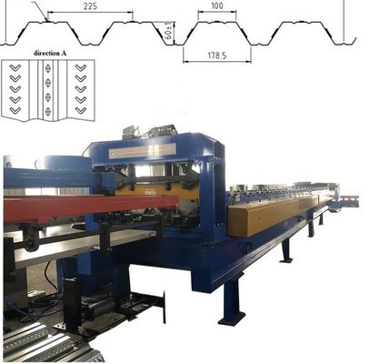 1.2mm Galvanized Steel Floor Decking Forming Machine 28 Rolling Stations
