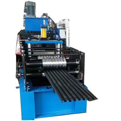 Metal Wall Panel Cladding Rolling Forming Machine Box Rib 0.7mm Thickness