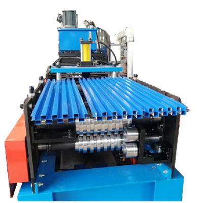 Metal Wall Panel Cladding Rolling Forming Machine Box Rib 0.7mm Thickness
