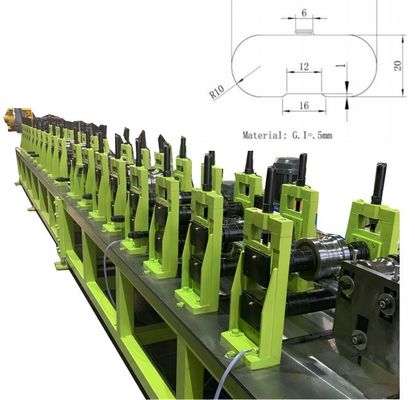 pm116488314-oval_pipe_profile_rolling_forming_machine_interlocked_type_80mm Oval Pipe Profile Rolling Forming Machine Interlocked Type 80mm