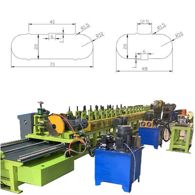 pm116488317-galvanized_steel_interlocked_oval_pipe_roll_forming_machine Galvanized Steel Oval Pipe Roll Forming Machine for Conduits