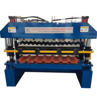 pm145458025-ce_double_layer_ppgi_metal_roofing_sheet_roll_forming_machine_for_nicaragua CE Double Layer PPGI Metal Roofing Sheet Roll Forming Machine For Nicaragua