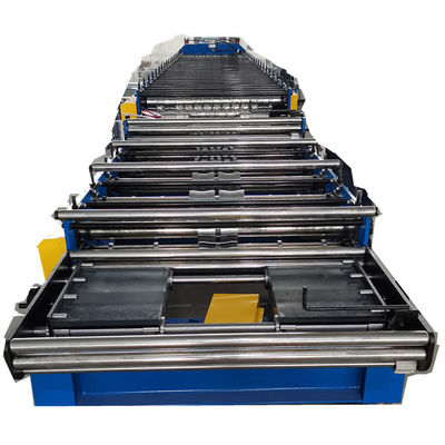 CE Double Layer PPGI Metal Roofing Sheet Roll Forming Machine For Nicaragua