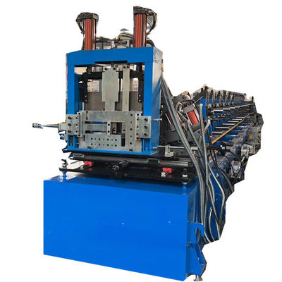 19 Roller Station CZ Purlin Roll Forming Machine Servo Motor Powered