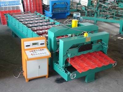 pm16307402-auto_cutting_glazed_tile_machine_corrugated_roofing_sheet_making_machine_1_2_inch_chain Auto Cutting Glazed Tile Machine / Corrugated Roofing Sheet Making Machine 1.2 Inch Chain