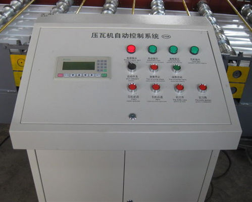 pm16307433-auto_cutting_glazed_tile_machine_corrugated_roofing_sheet_making_machine_1_2_inch_chain Auto Cutting Glazed Tile Machine / Corrugated Roofing Sheet Making Machine 1.2 Inch Chain