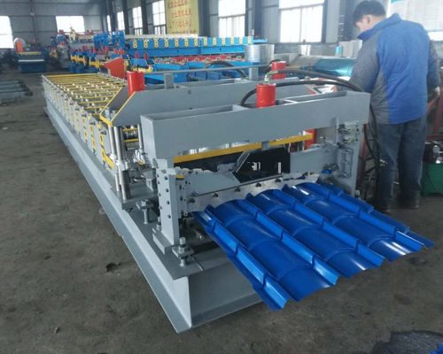 High Efficiency Glazed Tile Machine With Automatic Hydraulic Cutting System