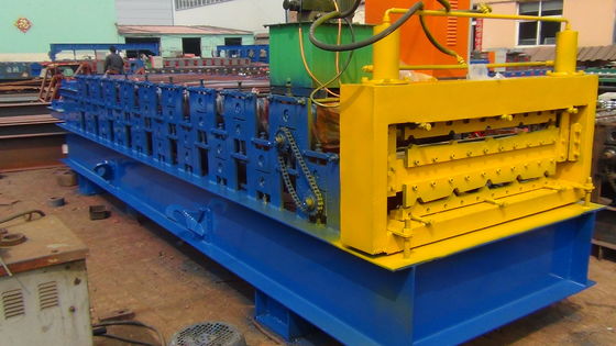 Aluminum Roof Panel Metal Roofing Forming Machine , Steel Roofing Machine