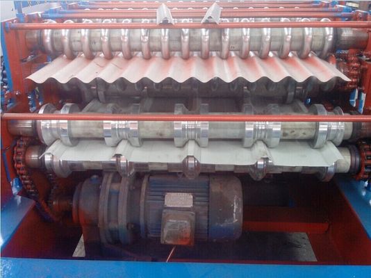 Aluminum Roof Panel Metal Roofing Forming Machine , Steel Roofing Machine