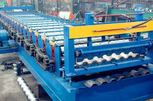 Freight Car / Truck Panel Roll Forming Machine Custom Size For Lorry Plate