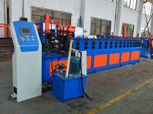 Purlin Roll Forming Machine Production Line Machinery 12 - 15 M / Min Rolling Speed
