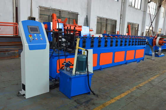 Purlin Roll Forming Machine Production Line Machinery 12 - 15 M / Min Rolling Speed