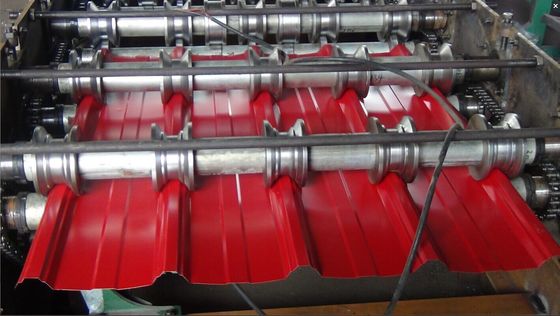 Metal Steel Stud Machine / Corrugated Roll Forming Machine For Roofing Sheets