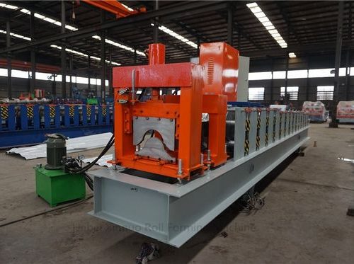Roof Tile Making Machine / Ridge Cap Roll Forming Machine 4 KW Hydraulic Station Power