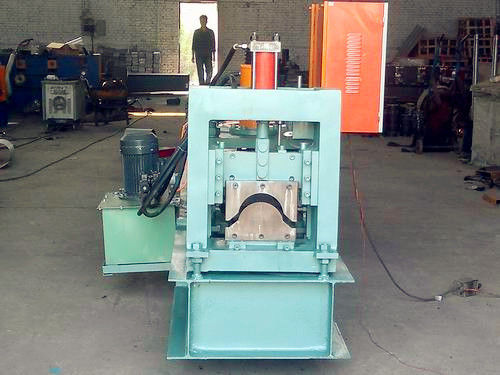 Metal Roof Sheet Ridge Cap Roll Forming Machine Elegant Appearance Easy Operation