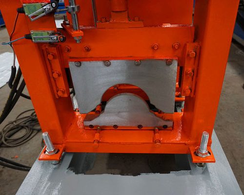 7 KW Power Durable Ridge Cap Roll Forming Machine / Gutter Forming Machine