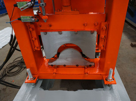 7 KW Power Durable Ridge Cap Roll Forming Machine / Gutter Forming Machine