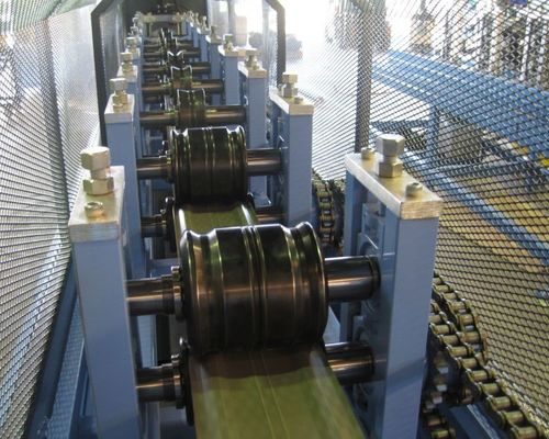 pm16800454-high_efficiency_auto_profile_c_channel_roll_forming_machine_1_inch_chain_size High Efficiency Auto Profile C Channel Roll Forming Machine 1 Inch Chain Size