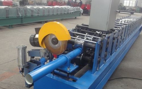 Hydraulic Motor Square Pipe Roll Forming Machine 0.3 - 0.8 Mm Coil Sheet Thickness