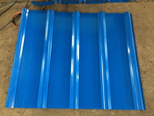 Standard Roof Sheet Roll Forming Machine 14 Roller Stations With Cycloidal Reducer