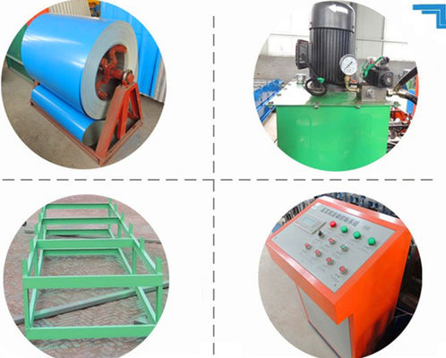 Auto Highway Guardrail Roll Forming Machine 2.5 - 3.5 Mm Material Thickness