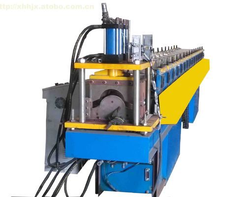 Big Round Ridge Capping Cold Roll Forming Machine Panasonic PLC Control