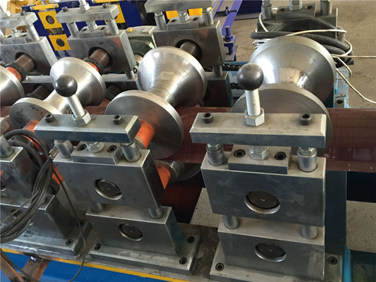 Big Round Ridge Capping Cold Roll Forming Machine Panasonic PLC Control