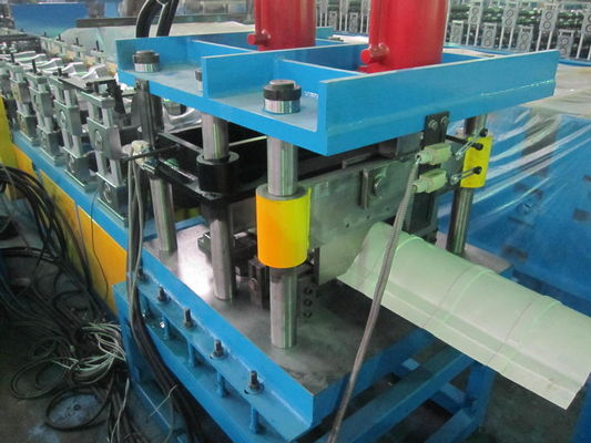 pm17005034-low_noise_ridge_cap_roll_forming_machine_chain_transmission_roller_driven Low Noise Ridge Cap Roll Forming Machine Chain Transmission Roller Driven