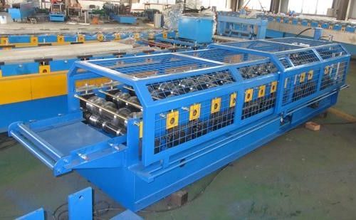Automatic Galvanized Ridge Cap Tile Forming Machine / Roofing Sheet Roll Forming Machine