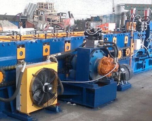 Steel Profile Hat Purlin Roll Forming Machine PLC Control Length