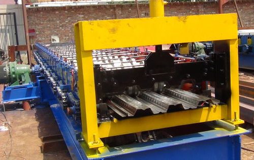 Automatic Floor Decking Forming Machine Metal Steel Floor Tiles Making Machine