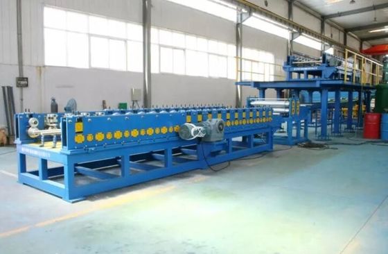 pm17101756-double_layer_sandwich_panel_roll_forming_machine_production_line_for_building Double Layer Sandwich Panel Roll Forming Machine Production Line For Building