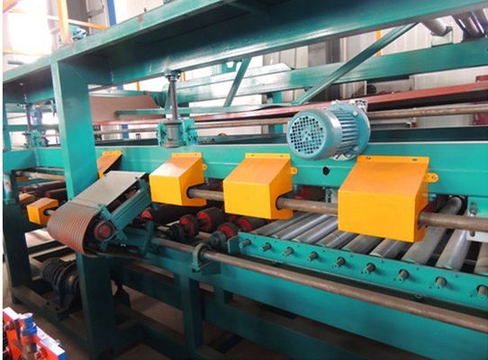 Rock Wool / EPS Sandwich Panel Production Line , Sheet Metal Roll Forming Machines