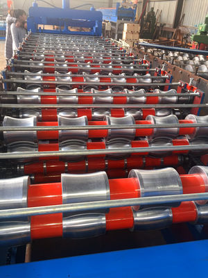 Trapezoidal Roof Panel Corrugated Roll Forming Machine 33ksi - 50 ksi Yield Stress
