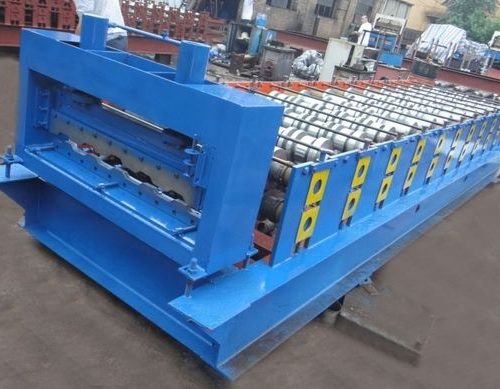 Automatic Standing Seam Metal Roof Machine , Metal Roofing Roll Former PLC Control