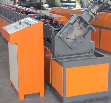 Galvanized Steel Roller Shutter Door Frame Roll Forming Machine Window Type