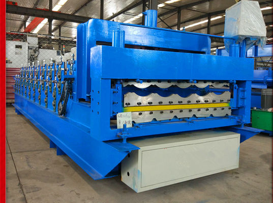 Glazing Steel Double Layer Roll Forming Machine 380 V 50 HZ 3 Phase Voltage